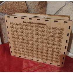 Milliós persely-pénzgyűjtő doboz