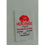 Fém hűtőmágnes egyedi mintával